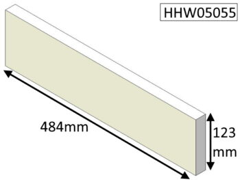 Brick, Rear - Multifuel (CE) - HHW05055