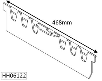 Catch Bar, Wood - Double Door (CE and CEvII) - HH06122