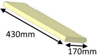 Baffle, Brick - Aspect 5 Compact (Eco) - ASPC05019