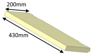 Baffle, Brick - Aspect 5 (Eco) and Allure 5 - ASPS05019
