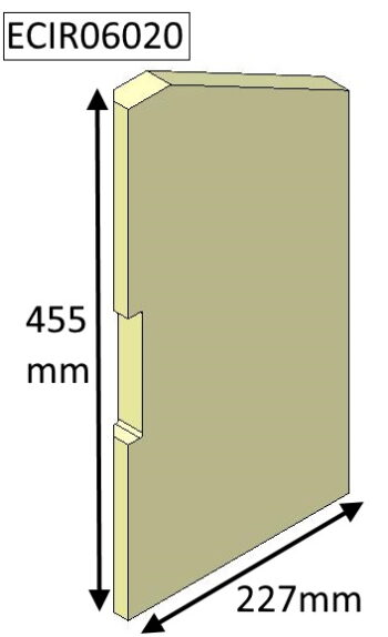 Brick, Side, Left Hand - Aspect 6 (Non Eco) - ECIR06020