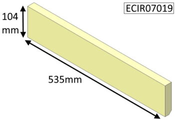 Brick, Rear Upper - Aspect 7 (Non Eco) - ECIR07019