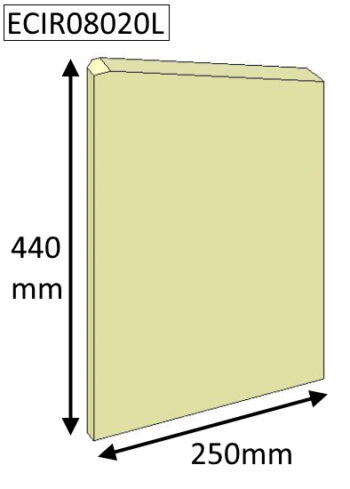 Brick, Side, Left Hand - Aspect 8 (Non Eco) - ECIR08020L