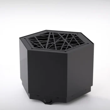 Pollen Hex Smokeless Fire Pit - Black